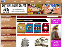 Tablet Screenshot of greyowlcrafts.mivamerchant.net